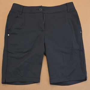 Puma Black Bermuda Shorts Mid-Thigh Length Casual